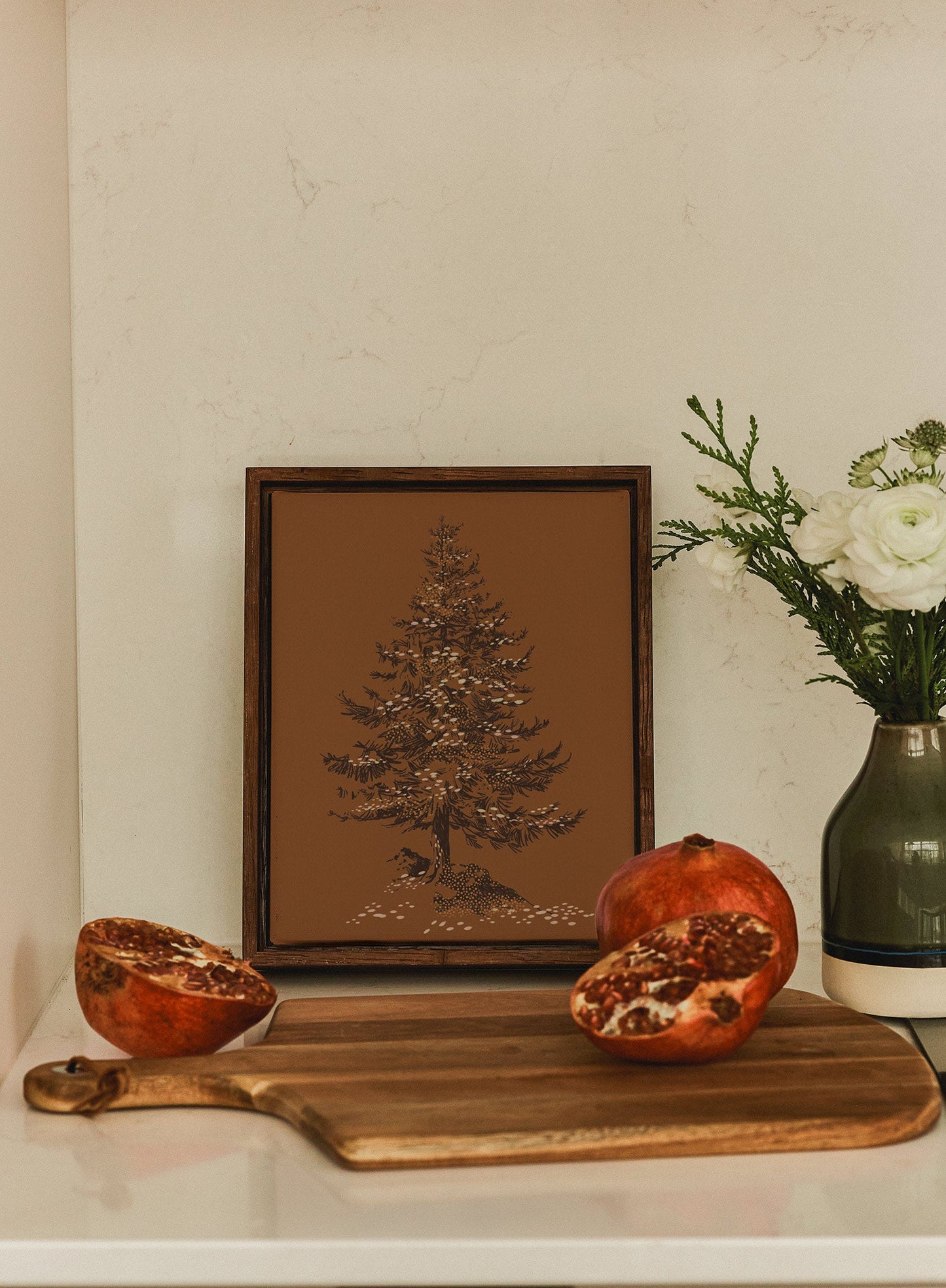 Powdered Pines, Canvas