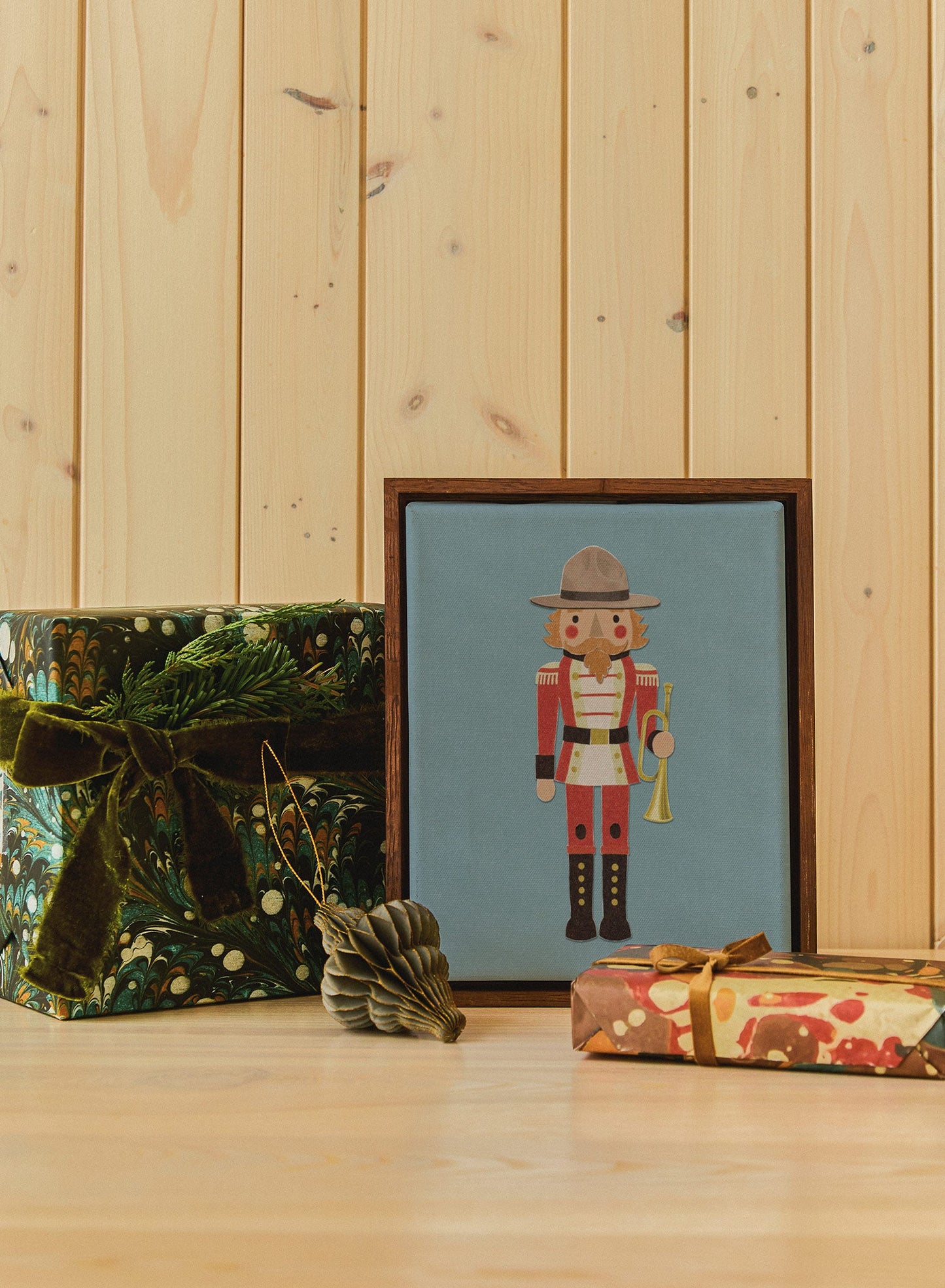 Canadian Mountie nutcracker, Canvas