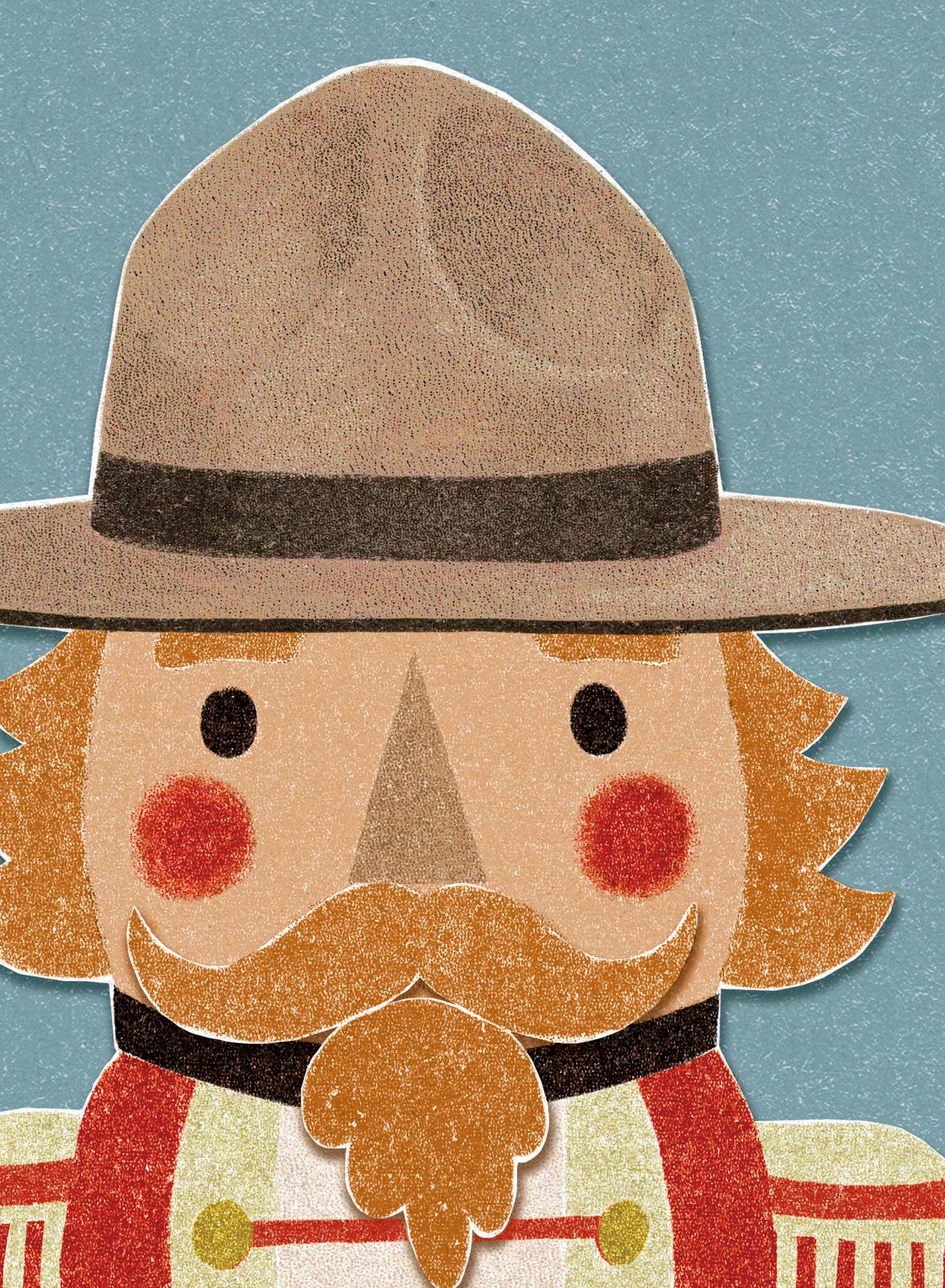 Canadian Mountie nutcracker, Canvas