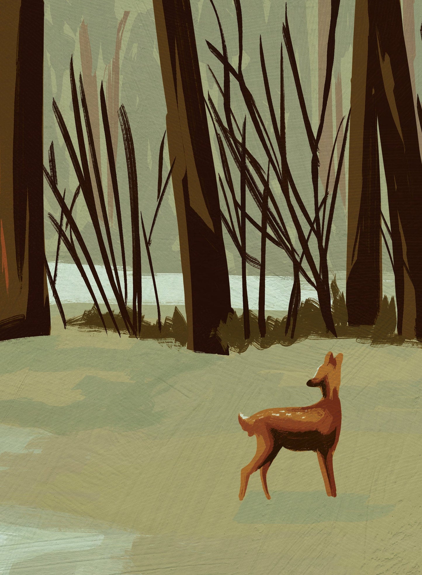 Winter Paths, Canvas