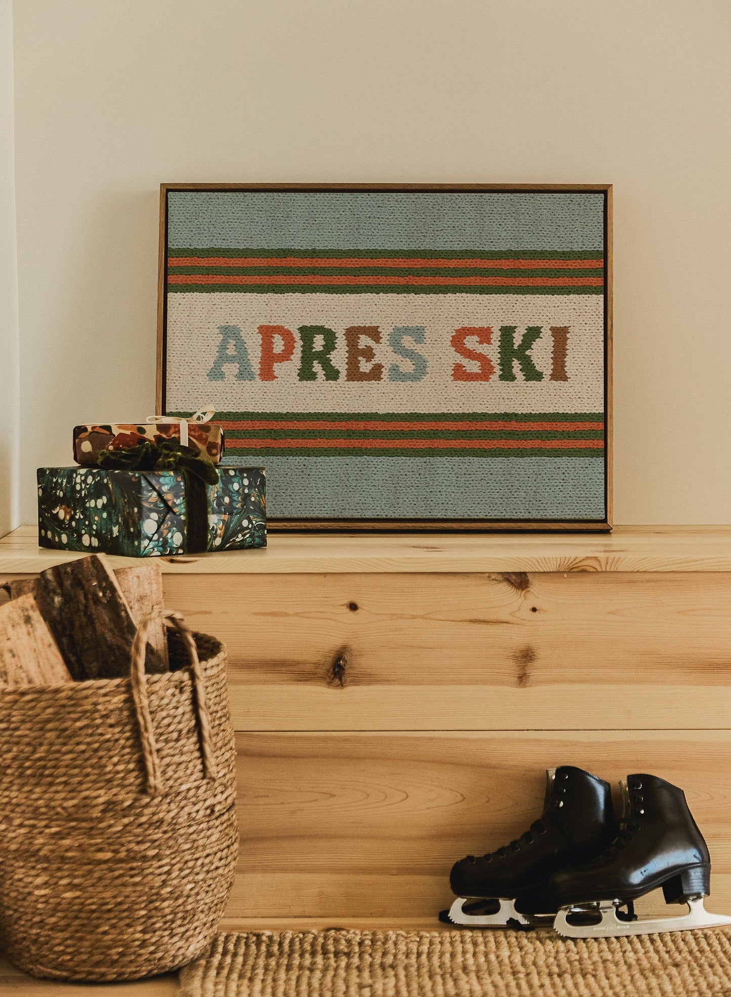 Apres Ski Knit and Cozy, Canvas