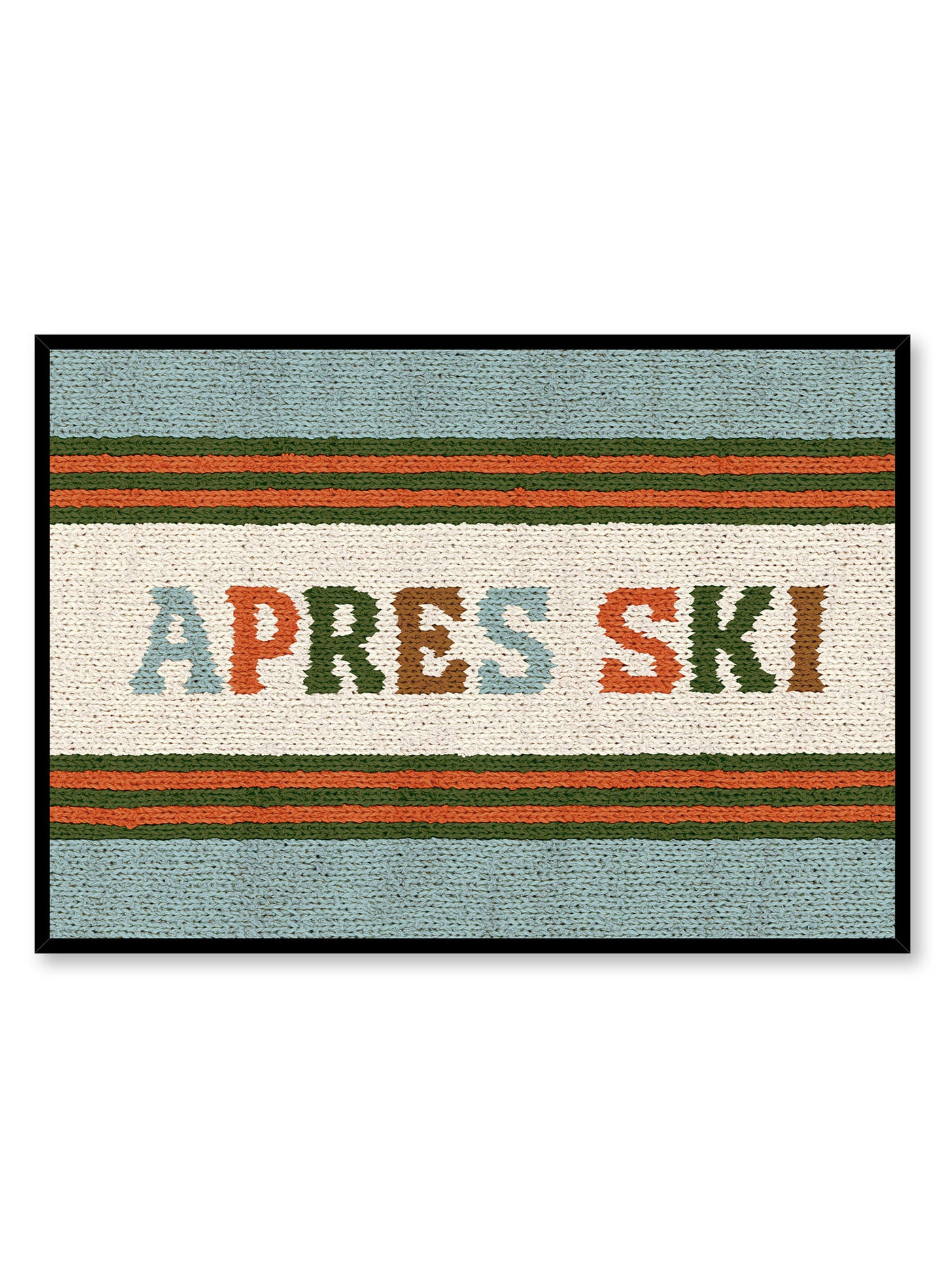 Apres Ski Knit and Cozy, Poster