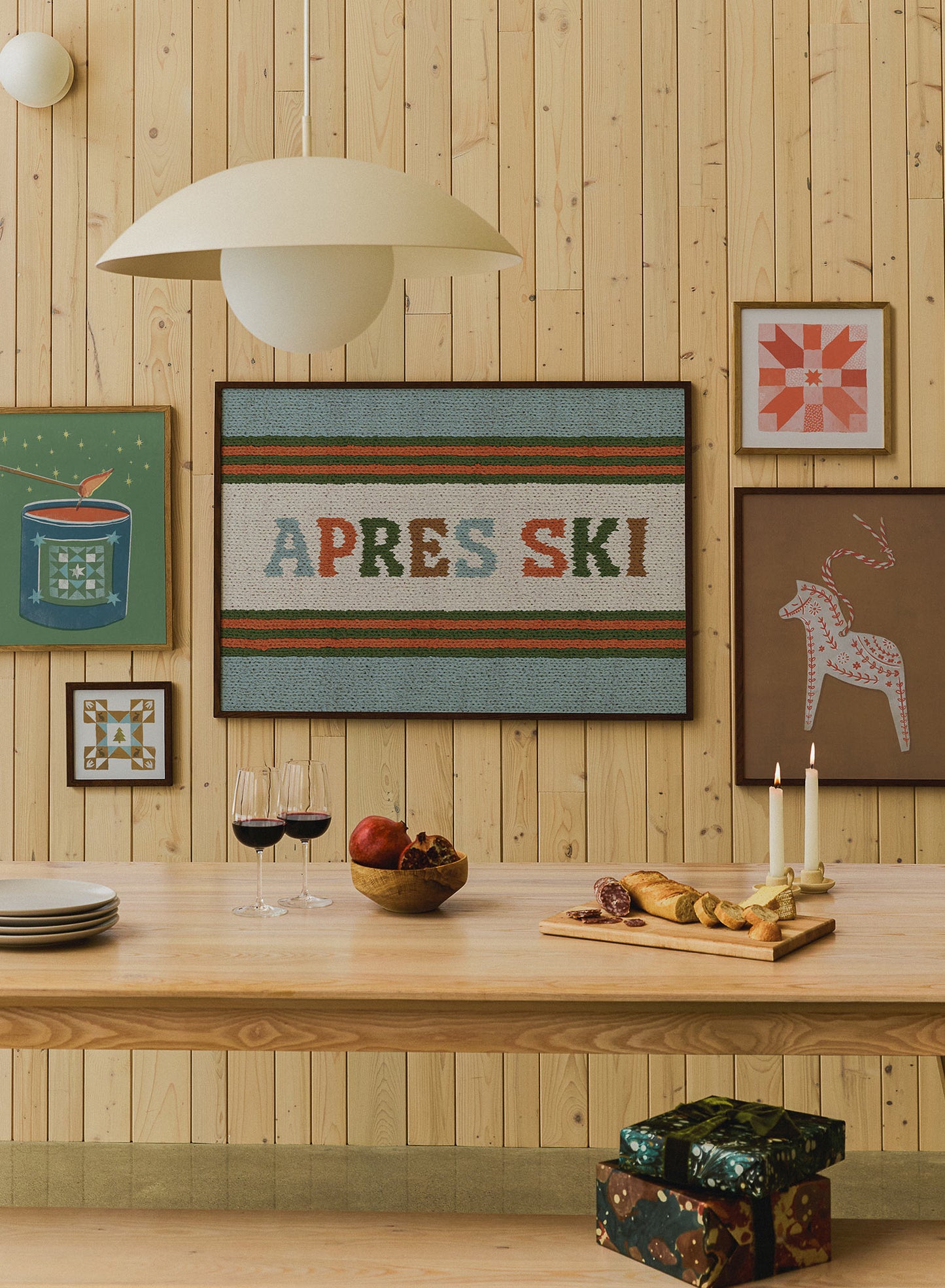 Apres Ski Knit and Cozy, Poster