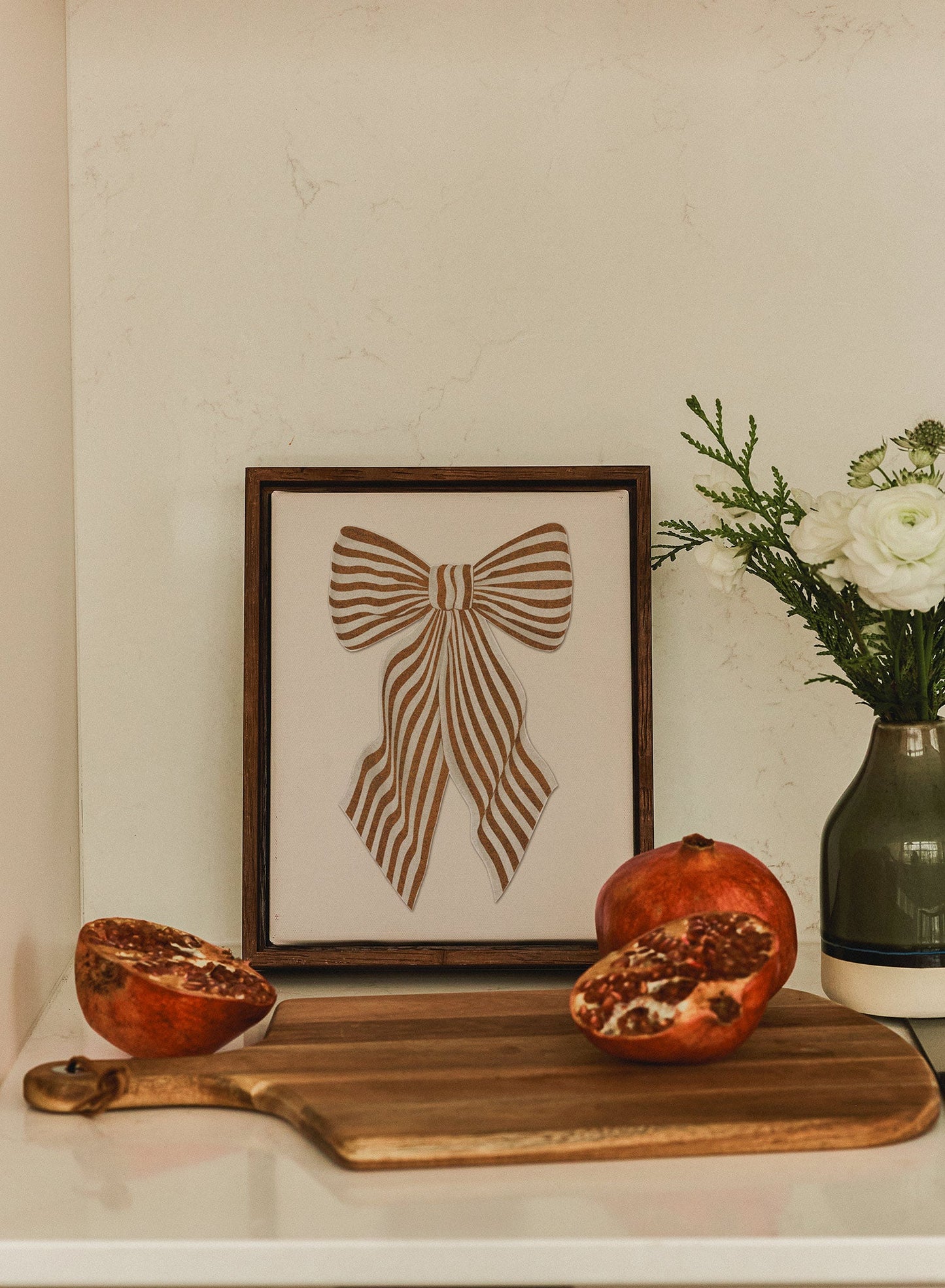 Bow-tiful stripes, Canvas