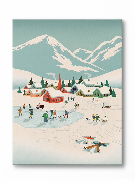 Alpine Villages, Canvas