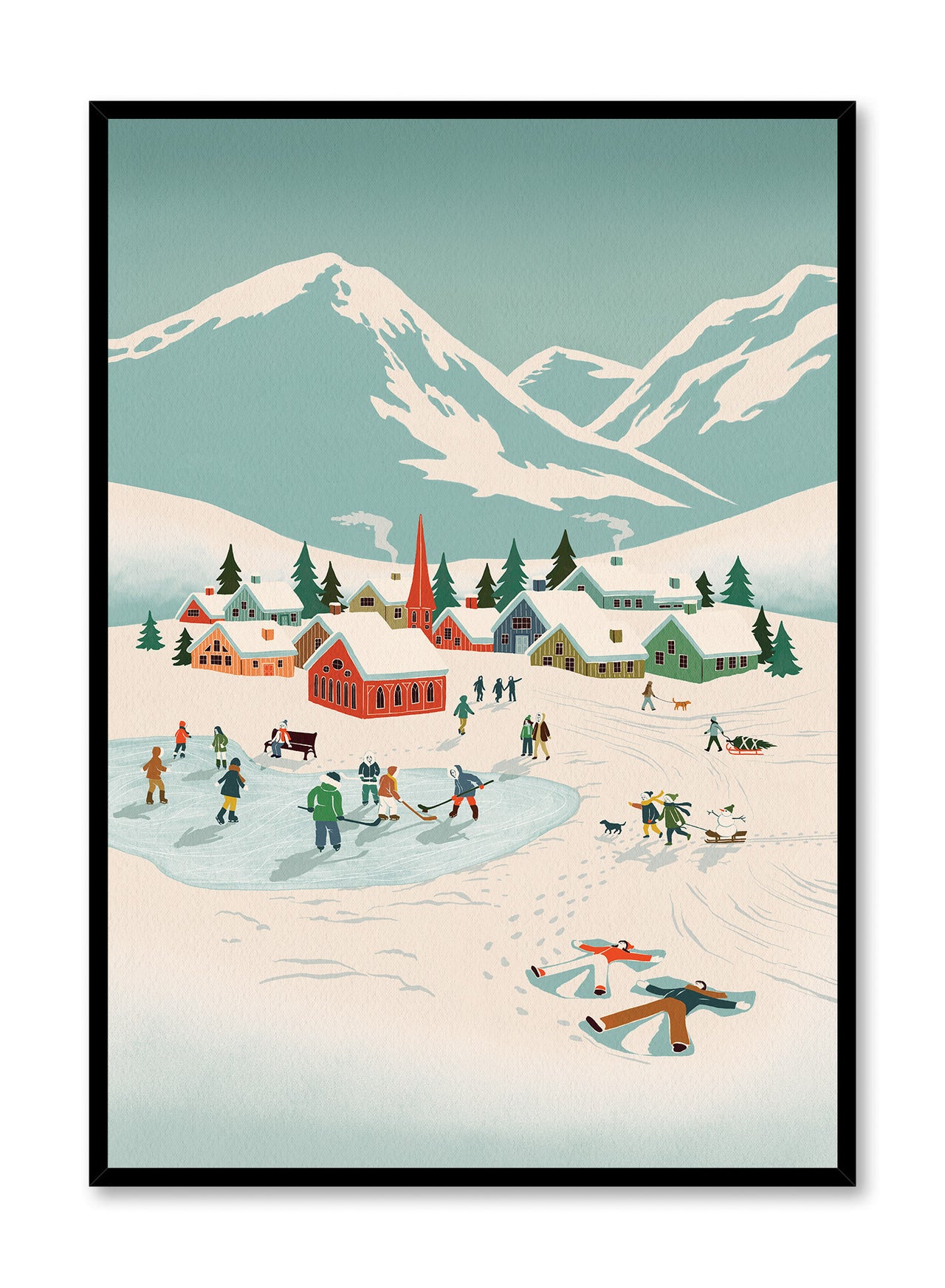 Alpine Villages, Poster