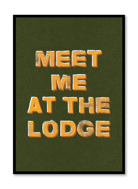 Meet Me at the Lodge, Poster