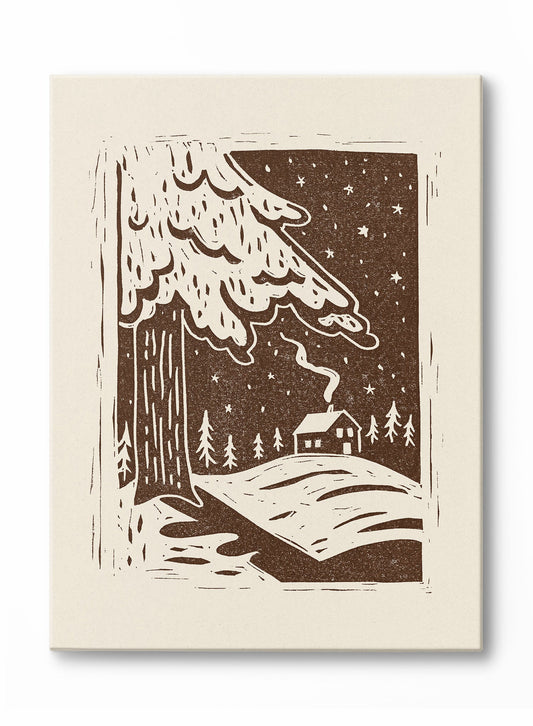 Snug little Cabin, Canvas