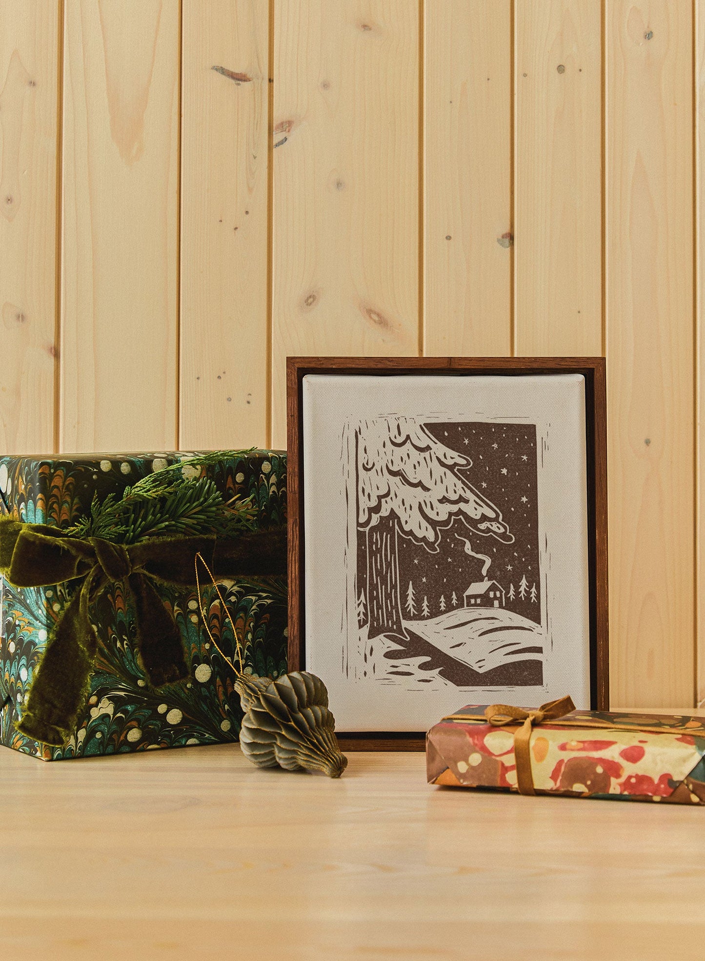 Snug little Cabin, Canvas