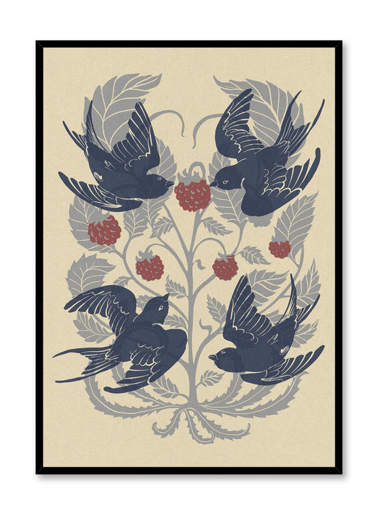 Field Swallow Tapestry, Poster
