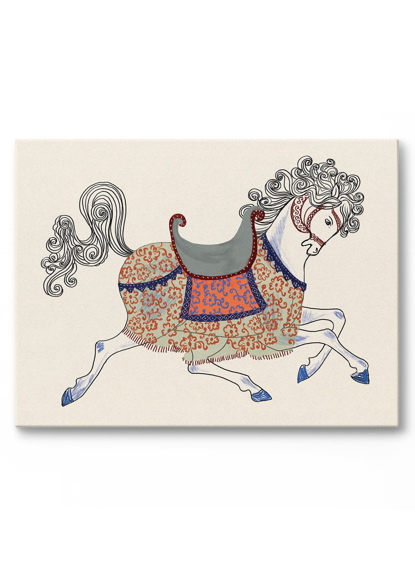 Cheval ornemental I, Affiche