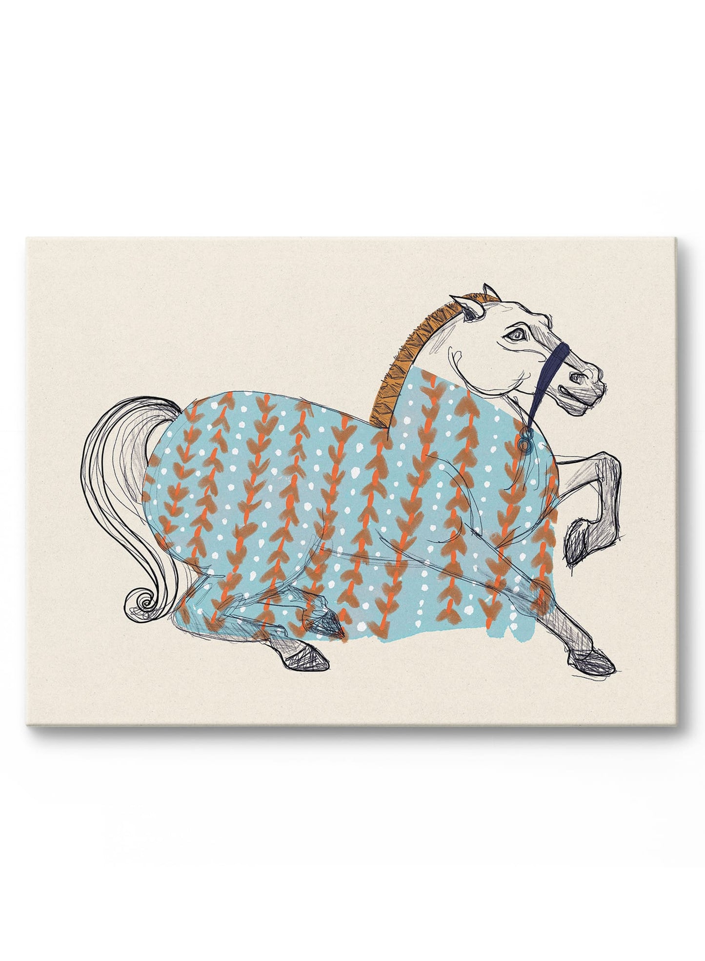 Cheval ornemental II, Affiche