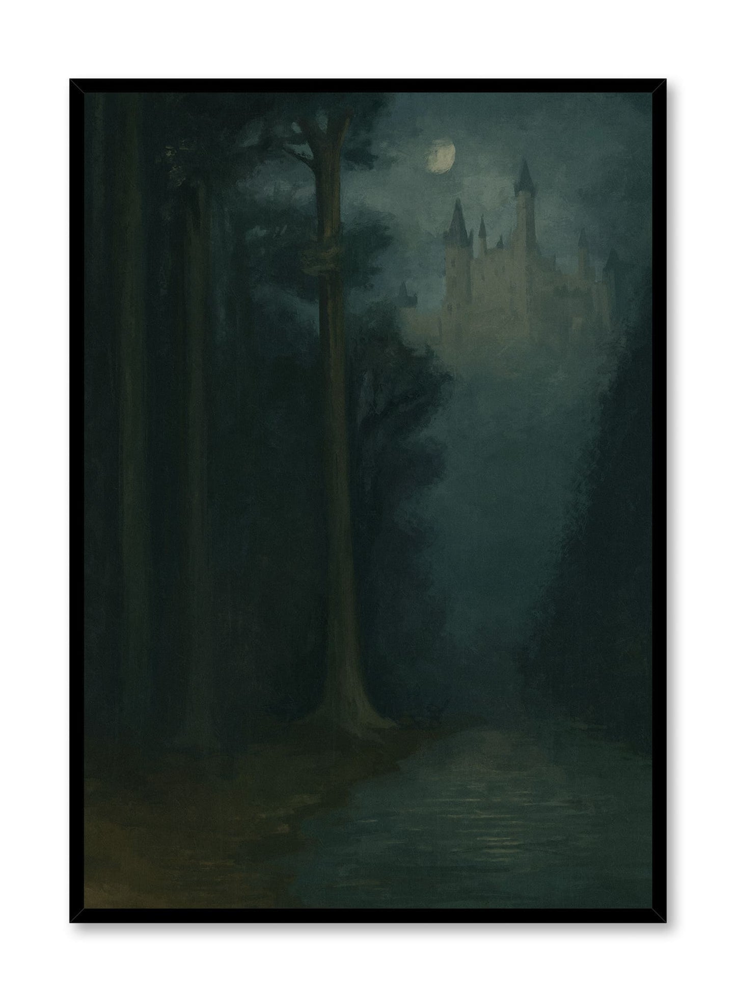 Un château dans la brume, Affiche