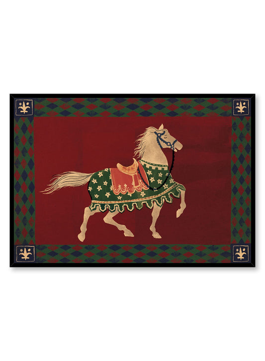 Decorative Tapestry Steed II, Poster