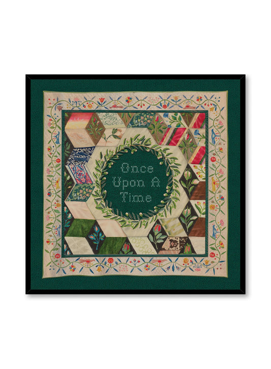 Once Upon A Time Embroidery, Poster