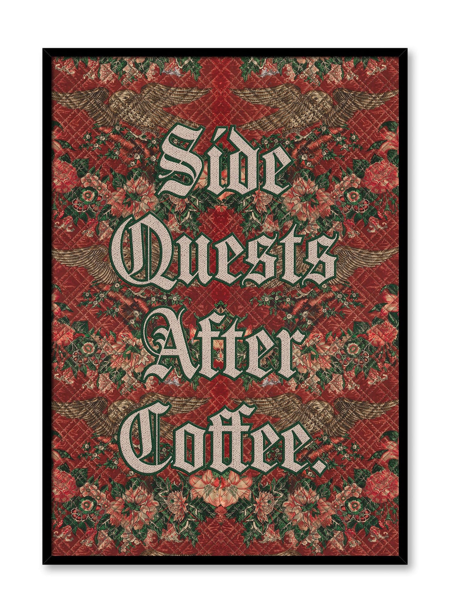 Side Quests After Coffee, Poster