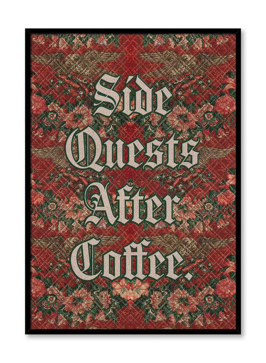 Side Quests After Coffee, Poster