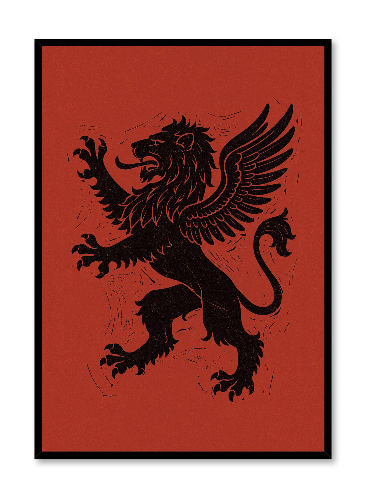 Lion resplendissant, Affiche
