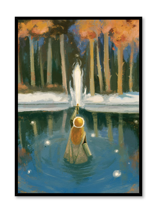 La dame du lac, Affiche