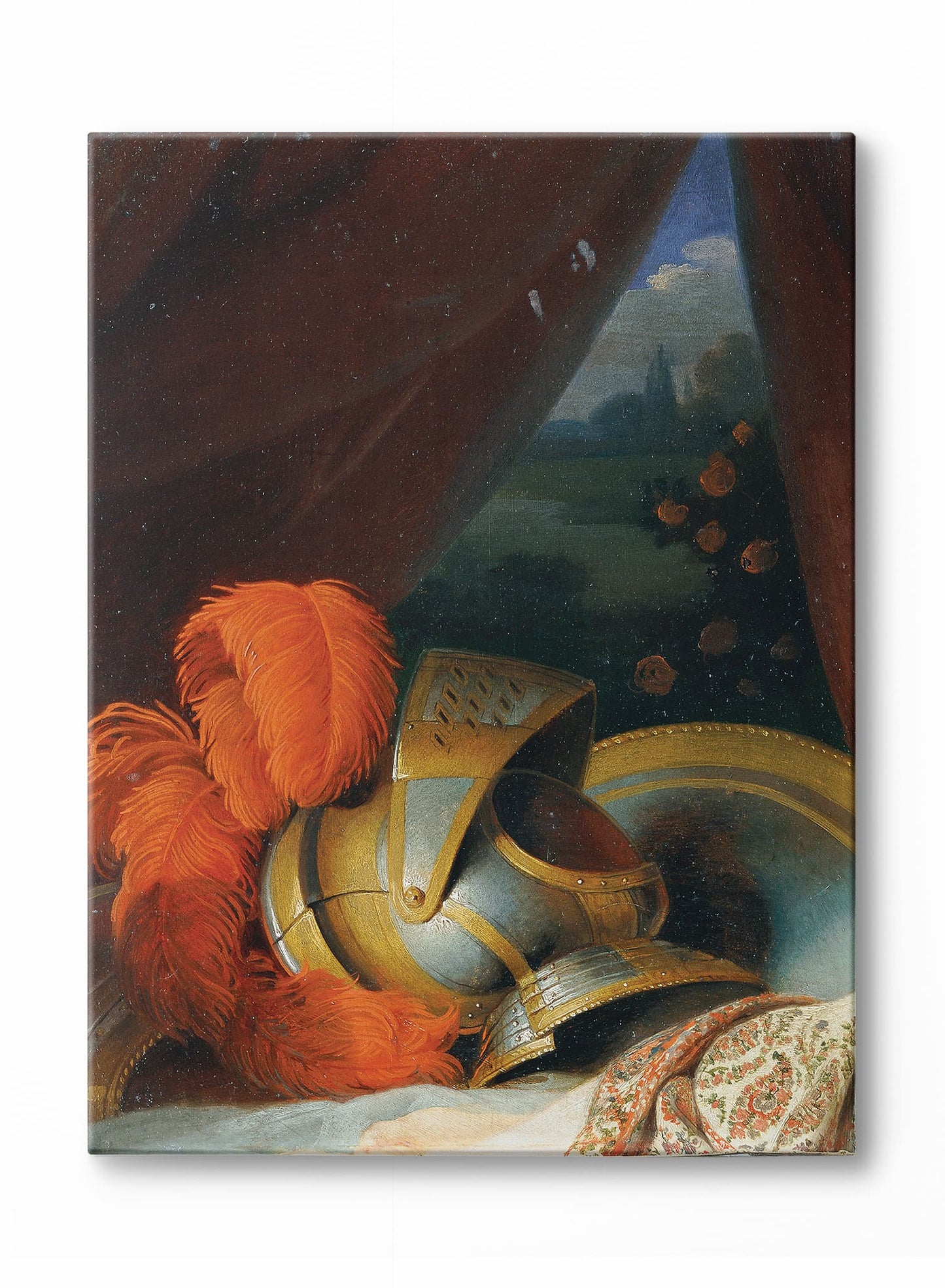 Chevalier en rouge écarlate, Affiche