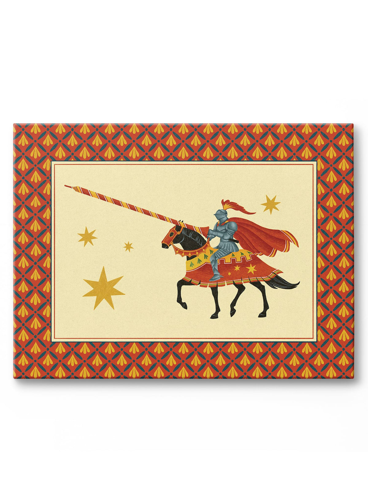 Chevalier courageux (rouge), Affiche