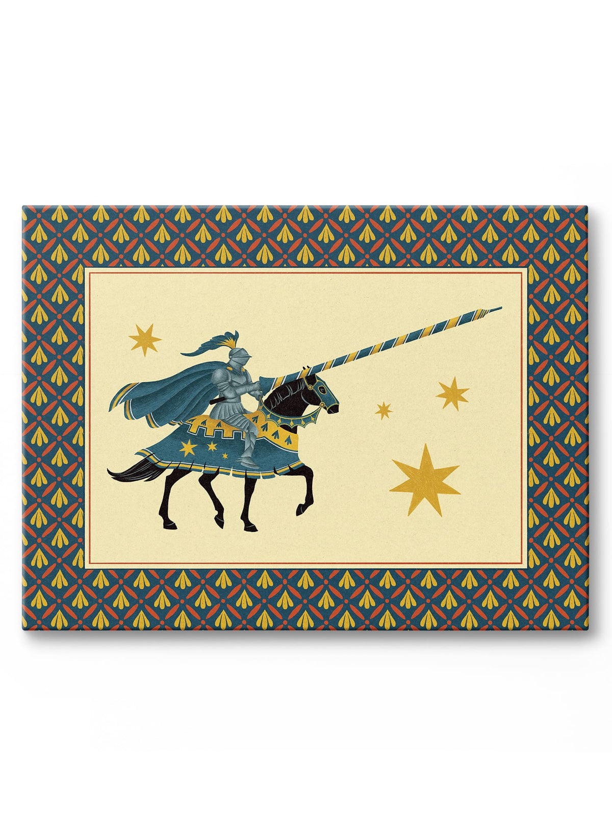 Chevalier courageux (bleu), Affiche