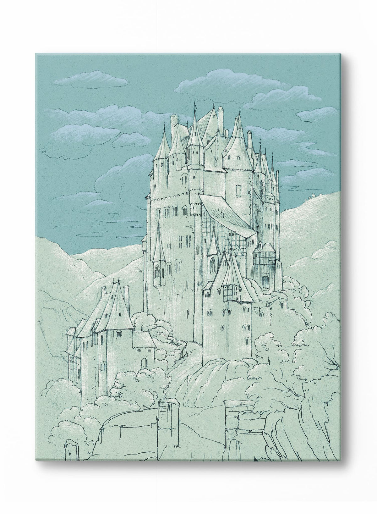 Chateau in Blue, Poster