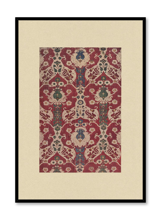 Tapestry in Burgundy, Poster