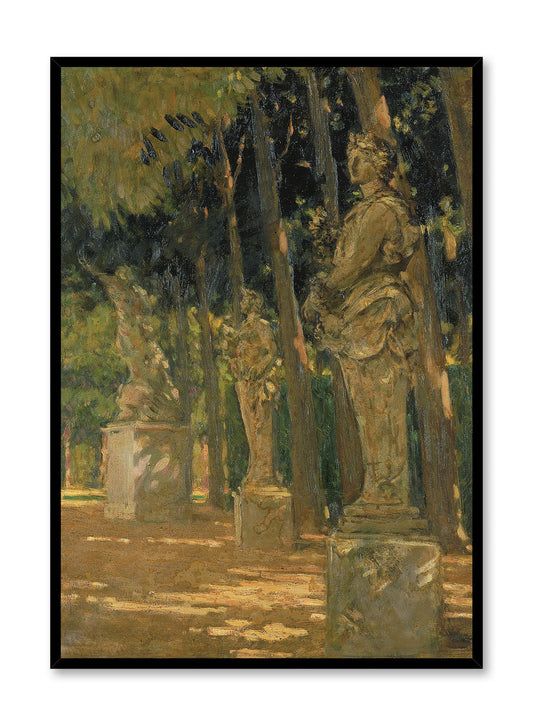 Courtyard of Statues, Poster