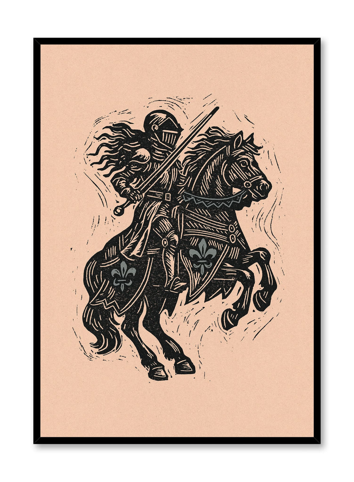 Poised for battle (Blush), Poster