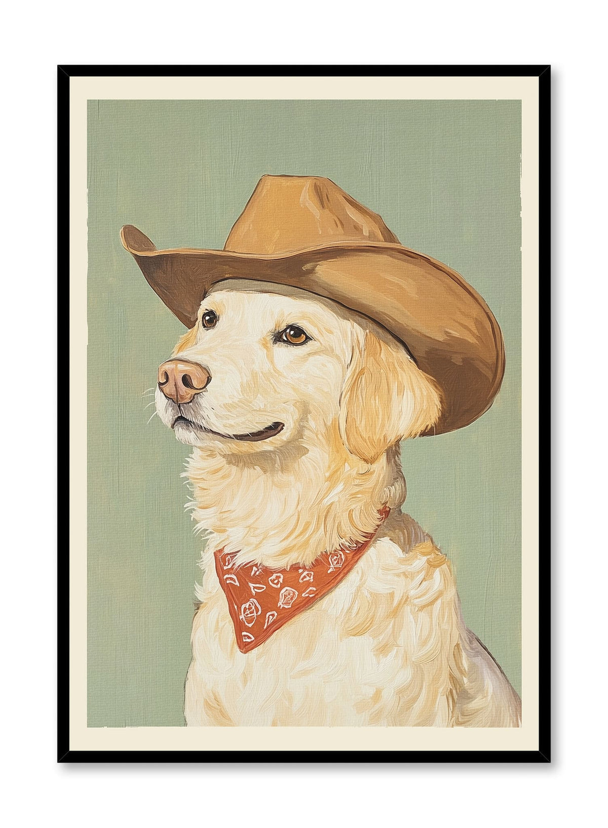 Ranger le Golden Retriever, Affiche