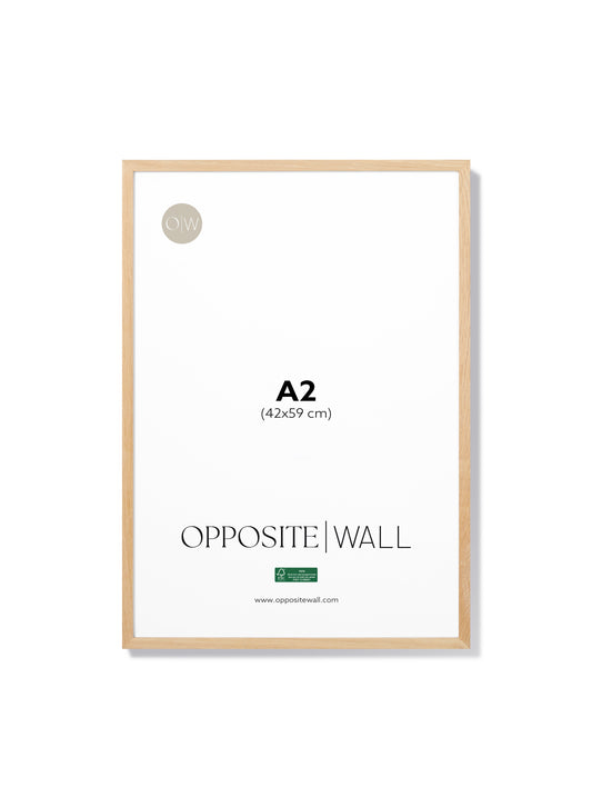 Solid Oak Frame, A2 | 42x59 cm