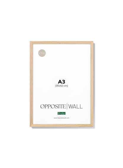 Solid Oak Frame, A3 | 30x42 cm