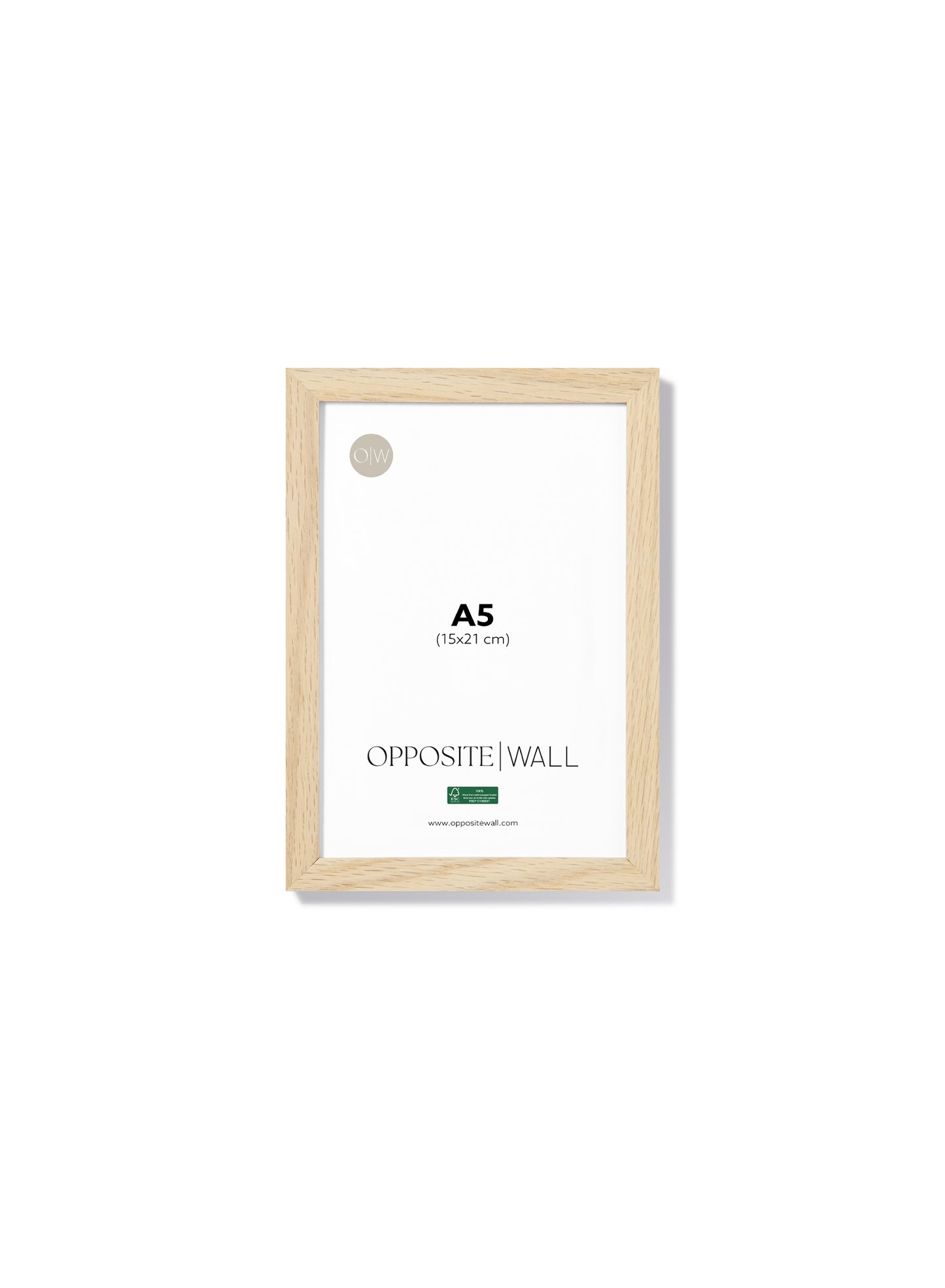 Solid Oak Frame, A5 | 15x21 cm