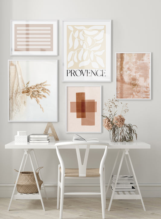 Sophisticated Set in Beige and Rust