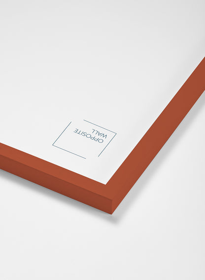 Terracotta Wood Frame, 18x24 in | 46x61 cm