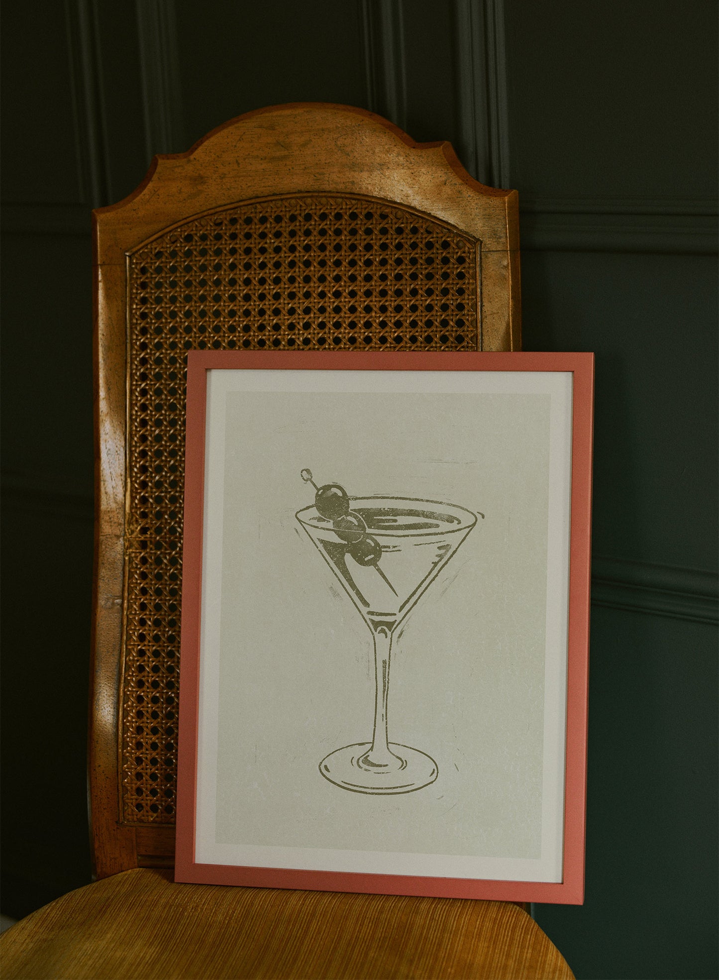 Terracotta Wood Frame, 19¾x27½ in | 50x70 cm