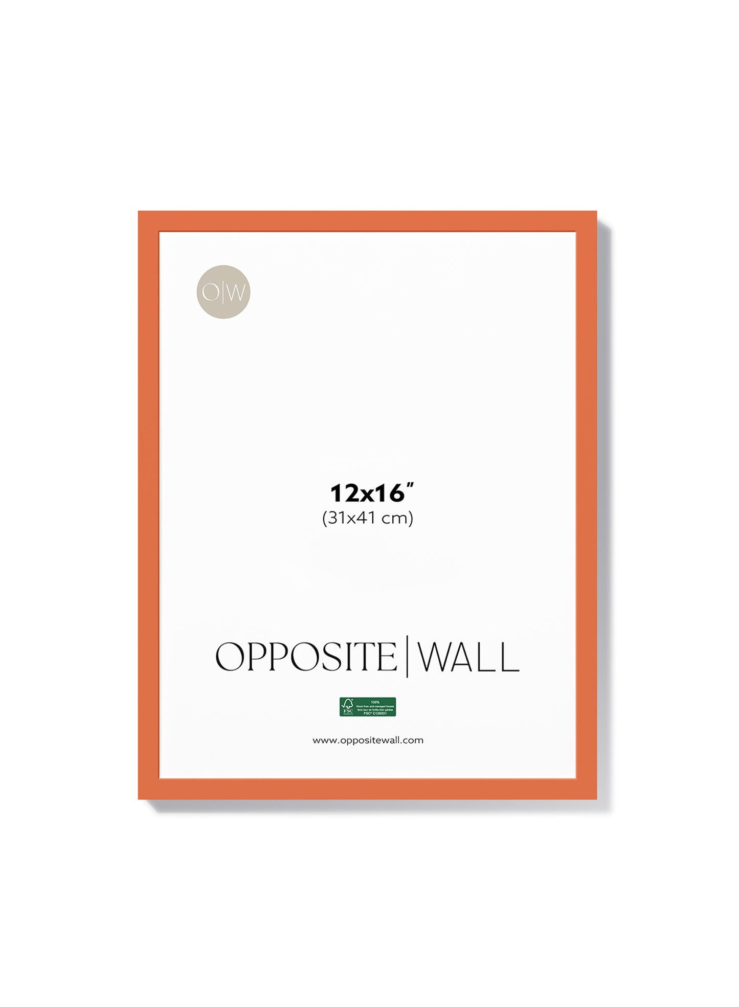 Coral Wood Frame, 12x16 in | 31x41 cm