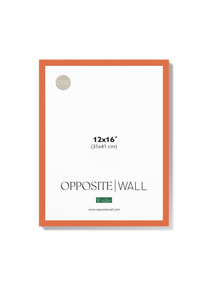 Coral Wood Frame, 12x16 in | 31x41 cm