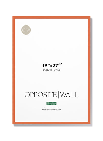 Coral Wood Frame, 19¾x27½ in | 50x70 cm