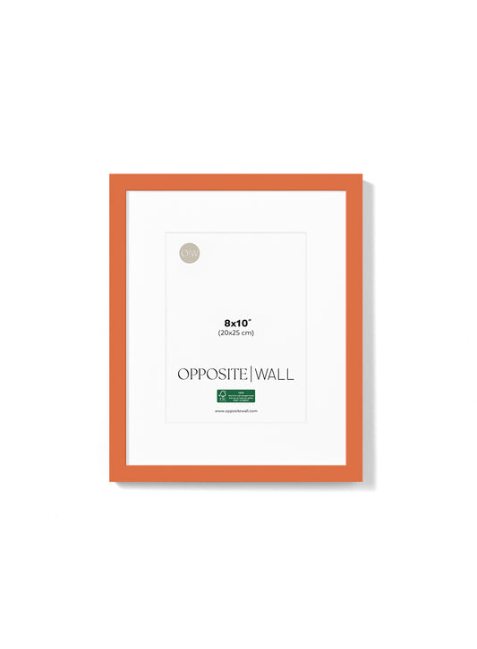 Coral Wood Frame, 8x10 in | 20x25 cm