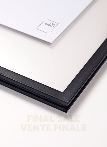 FINAL SALE - Floating Black Oak Frame, 8x10 in | 20x25 cm