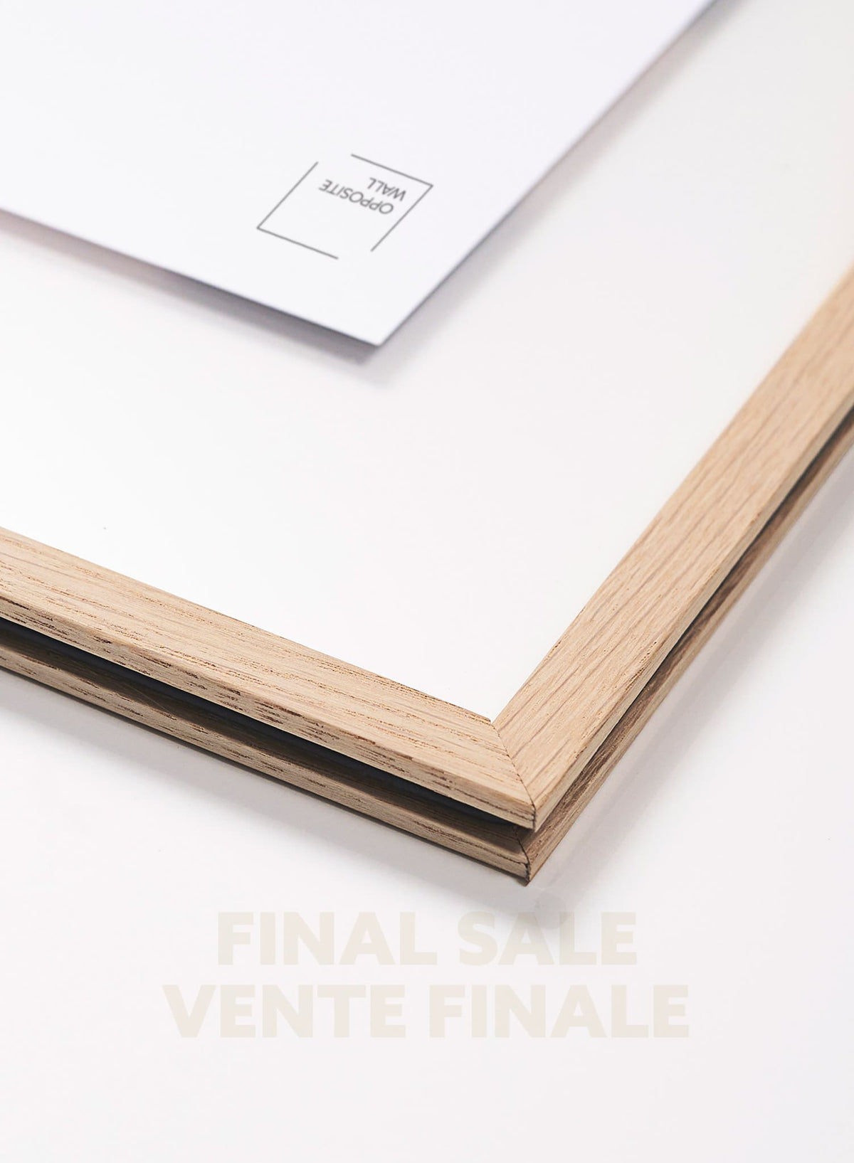 FINAL SALE - Floating Solid Oak Frame, 8x10 in | 20x25 cm