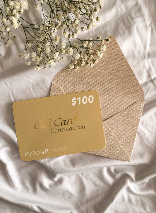Carte Cadeau - 100$