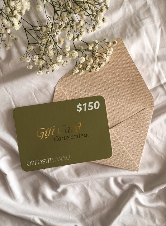 Carte Cadeau - 150$