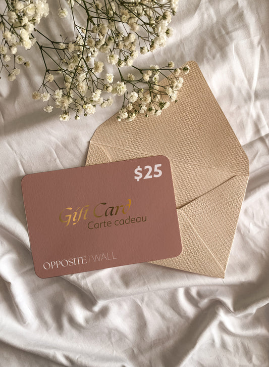 Carte Cadeau - 25$