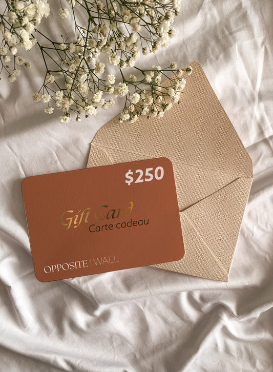 Carte Cadeau - 250$