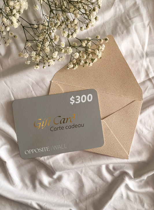 Carte Cadeau - 300$