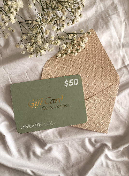Carte Cadeau - 50$