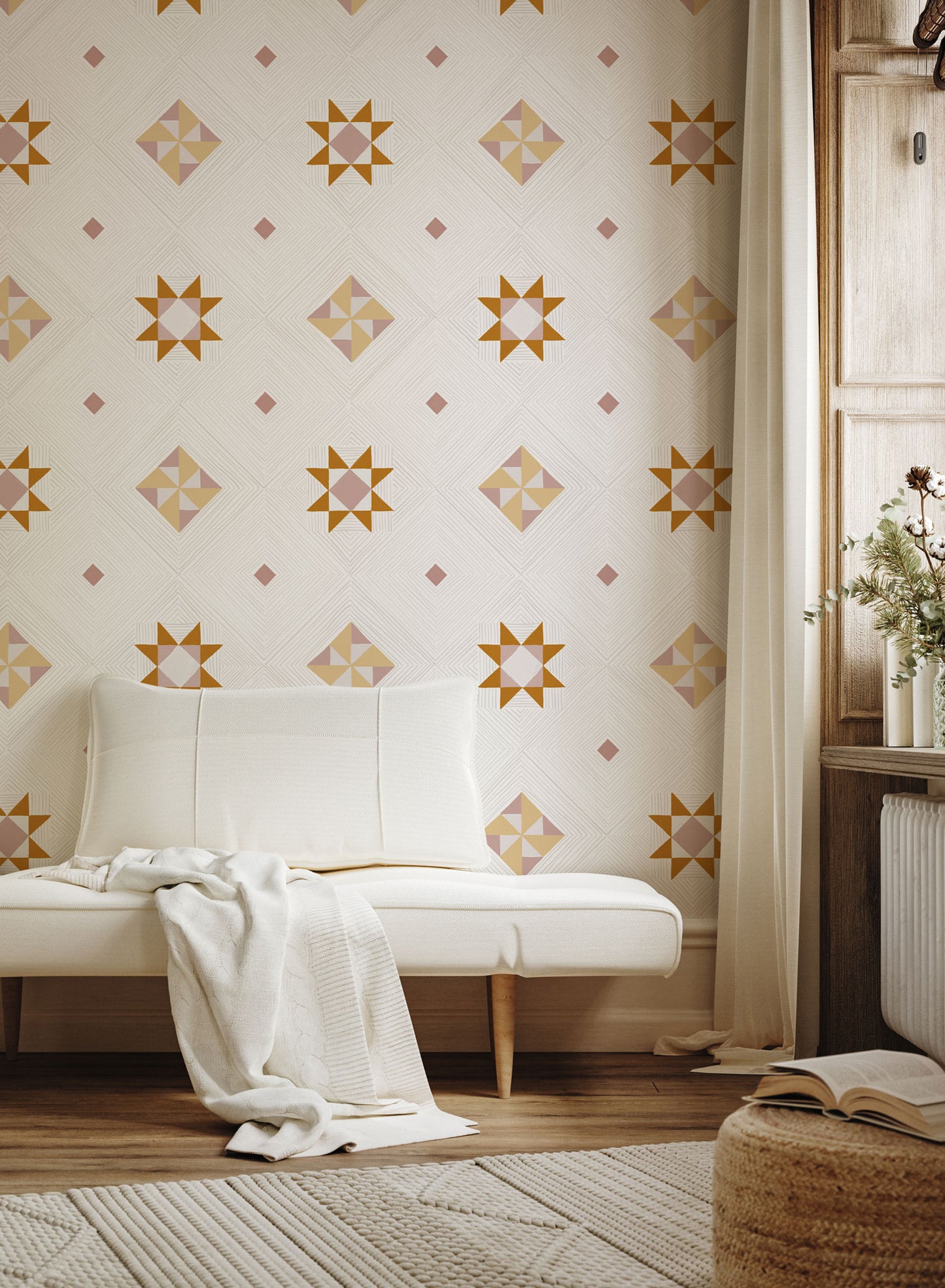 Quilts, Wallpaper